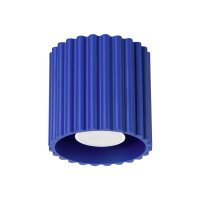Deckenleuchte GU10 Modern Marineblau &Oslash;10 cm Aluminium
