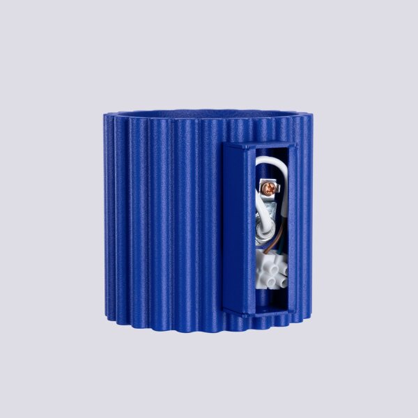 Wandlampe Up Down Marineblau G9 10 cm Aluminium indirekt