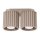 Deckenleuchte Aluminium Taupe GU10 21 cm lang Modern