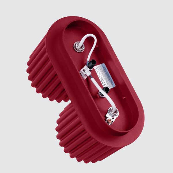 Deckenleuchte Aluminium GU10 21 cm 2-flammig Burgund