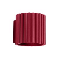 Wandleuchte Aluminium indirekt G9 H:10 cm Burgund