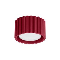 Deckenleuchte Aluminium GX53 &Oslash;10 cm rund Burgund