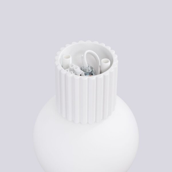 Wandleuchte Bad IP44 Weiß G9 B:12 cm Glas blendarm