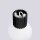 Wandleuchte Bad IP44 Schwarz G9 H:12 cm Glas blendarm