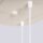 Pendelleuchte Glas Beige Aluminium G9 B:25 cm 3-flammig