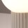 Tischlampe Glas Metall Beige G9 Ø19 cm Kugel blendarm