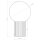 Tischlampe Glas Metall Beige G9 Ø19 cm Kugel blendarm