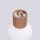 Wandleuchte Glas Aluminium Mokka G9 IP44 B:12 cm