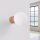 Wandleuchte Glas Aluminium Mokka G9 IP44 B:12 cm