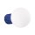 Wandlampe Bad IP44 Marineblau G9 B:17 cm Glas blendarm