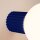 Wandlampe Bad IP44 Marineblau G9 B:17 cm Glas blendarm