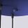 Blendarme Hängelampe Glas Metall G9 L:25 cm Marineblau