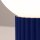 Tischleuchte Glas G9 19 cm Aluminium in Marineblau