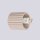 Wandlampe Bad IP44 Taupe G9 H:17 cm Glas blendarm