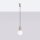 Pendelleuchte Glas blendarm Taupe G9 Ø12 cm Aluminium