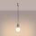 Pendelleuchte Glas blendarm Taupe G9 Ø12 cm Aluminium