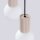 Pendelleuchte Metall Taupe G9 L:25 cm Glas 3-flammig