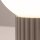 Tischleuchte Glas Aluminium Taupe G9 19 cm blendarm