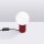 Blendarme Tischlampe Glas Aluminium G9 19 cm in Burgund