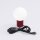 Blendarme Tischlampe Glas Aluminium G9 19 cm in Burgund