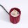 Blendarme Tischlampe Glas Aluminium G9 19 cm in Burgund