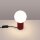 Blendarme Tischlampe Glas Aluminium G9 19 cm in Burgund