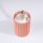 Tischlampe Glas Aluminium Pfirsich G9 19 cm blendarm