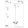 Kronleuchter Taupe Aluminium Glas G9 6-flammig L:64 cm