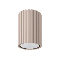 Deckenleuchte Aluminium Taupe GU10 Ø6,5 cm rund