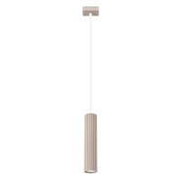Runde Pendelleuchte Aluminium Taupe GU10 Ø6,5 cm...