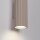 Up Down Wandleuchte Aluminium Taupe GU10 H:20 cm 2-flmg