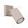 Flexibler Wandstrahler Aluminium Taupe GU10 H:16 cm