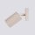 Flexibler Wandstrahler Aluminium Taupe GU10 H:16 cm