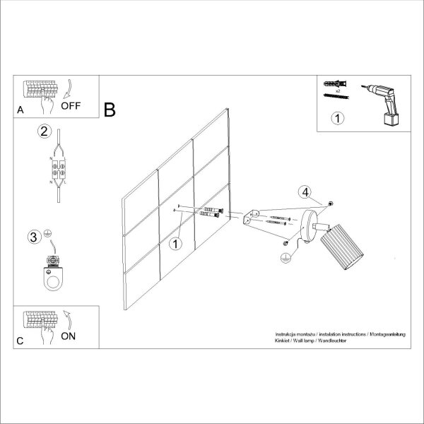 Flexibler Wandstrahler Aluminium Taupe GU10 B:8 cm