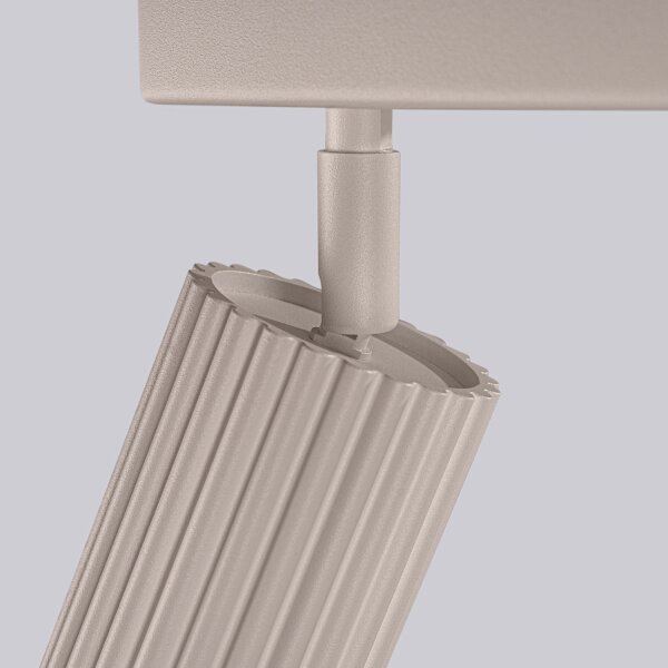 Deckenspot 4-flammig verstellbar 81 cm GU10 Taupe