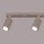 Deckenspot 4-flammig verstellbar 81 cm GU10 Taupe