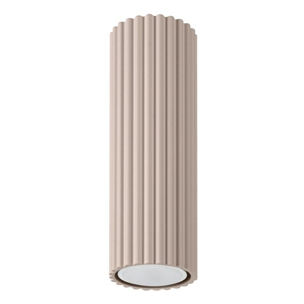 Deckenleuchte Aluminium Taupe GU10 Ø6,5 cm Modern
