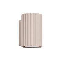Wandleuchte Aluminium Taupe GU10 H:10 cm Modern