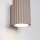 Wandleuchte Aluminium Taupe GU10 H:10 cm Modern