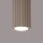 Runde Deckenleuchte Aluminium Taupe GU10 H:30 cm Modern