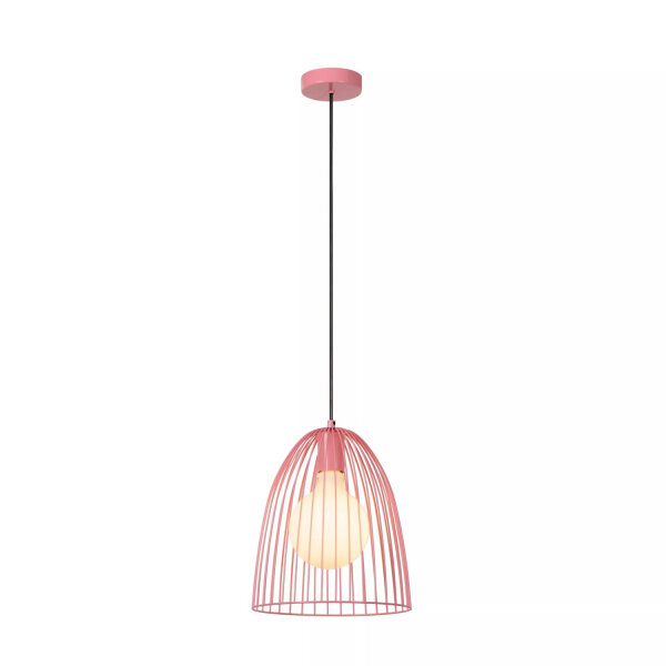 Hängelampe Kinder Rosa Metall E27 Ø24,5 cm Mädchen