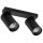 Deckenspot Schwarz GU10 20 cm verstellbar 2-flammig