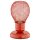 Tischleuchte Kinder Metall Rot 21 cm E14 K&auml;figschirm