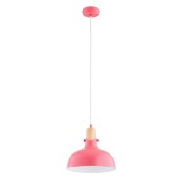 Hängeleuchte rund Ø 23 cm Pink E27 Metall...