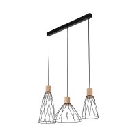 Pendelleuchte Modern Metall Schwarz 82 cm E27 Industrie