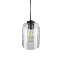 Pendelleuchte Schwarz modern B:14 cm Metall E27 Grün