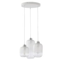 Pendelleuchte Glas Transparent E27 B:34 cm stilvoll