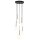 Pendelleuchte Schwarz B:37 cm Glas Metall G9 blendarm