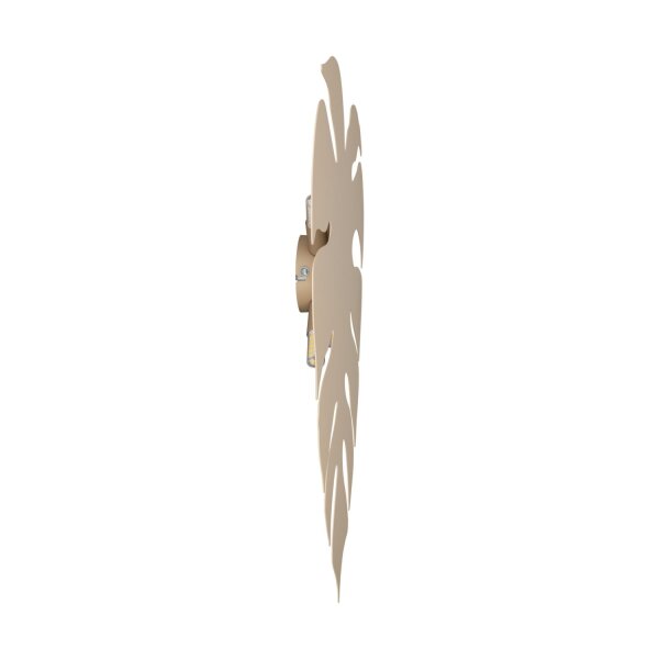 Wandleuchte 4-flammig Stahl Beige G9 B:49 cm indirekt