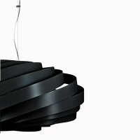 Pendelleuchte Metall elegant B:56 cm Schwarz E27 modern